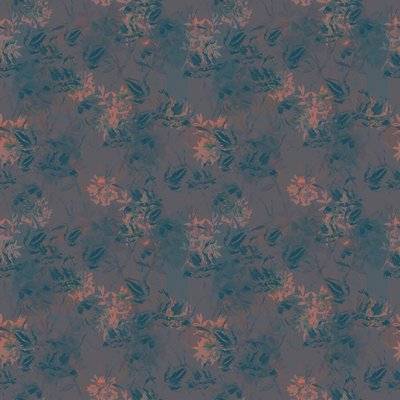 Sunset Flora, 2015 (motif répétitif illustratif) - Beth Travers