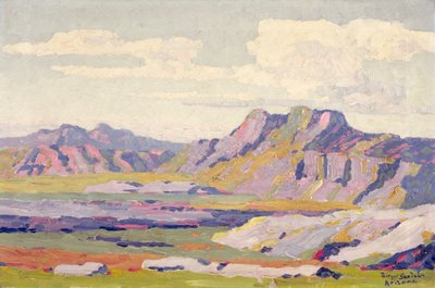 Dans le désert peint, Arizona - Birger Sandzen
