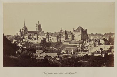 Lauzanne, vue prise du Signal. - Bisson Frères
