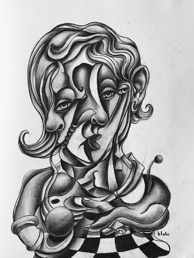 Picasso réfléchissant - Blake Munch