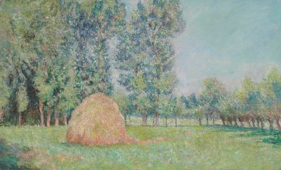 French: La meule, Plaines des Ajoux, Giverny - Blanche Hoschede-Monet