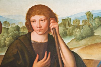 Adoration des bergers, Madonna avec l