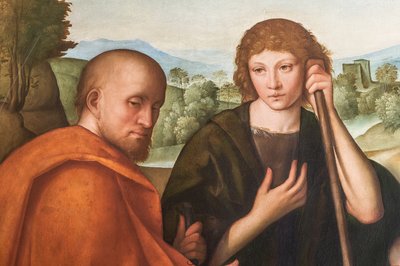 Adoration des bergers : Madonna avec l