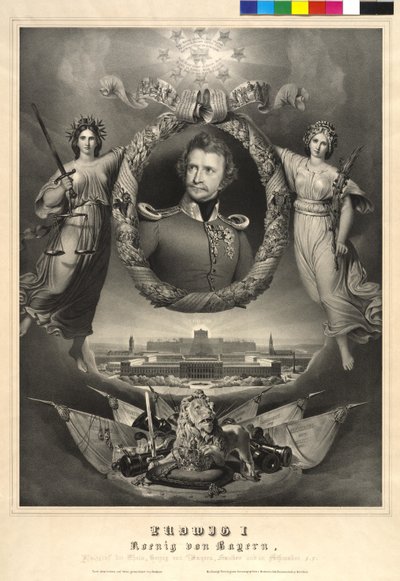 Comte Palatin du Rhin Louis I Roi de Bavière - Bodmer (after)