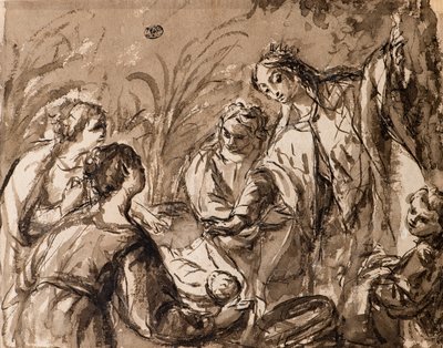 La fille de Pharaon découvrant l