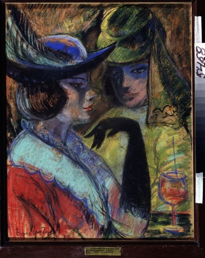 Café à Paris - Boris Dmitrievich Grigoriev