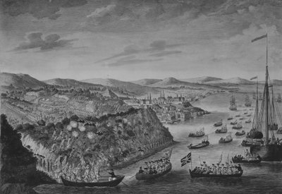 Vue de la prise de Québec, 13 septembre 1759, vers 1760 - Bowles and Carver