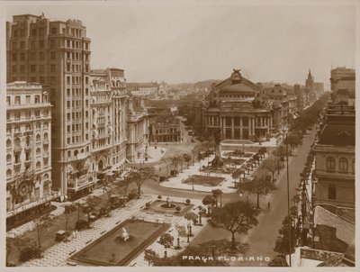 Place Floriano Peixoto, Rio de Janeiro (photo n/b) - Brazilian Photographer