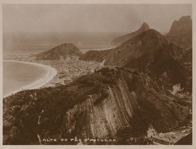 Vue du sommet du Pain de Sucre, Rio de Janeiro (photo n/b) - Brazilian Photographer