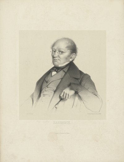 Portrait du compositeur François Antoine Habeneck 1781-1849, vers 1840 - Breitkopf and Härtel
