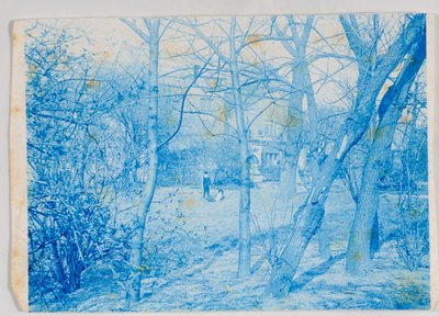 Elaine et Lancelot Grimshaw dans les jardins de Knostrop Hall - British Photographer