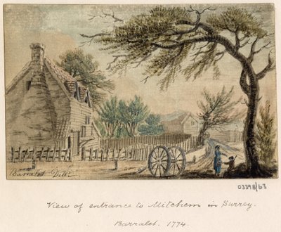 Une série de croquis, vues en Grande-Bretagne, sur le continent et en Amérique 1772-1778 - British School