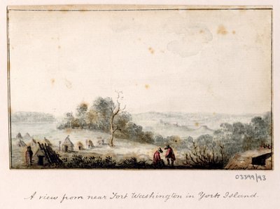Une série de croquis, vues en Grande-Bretagne, sur le Continent et en Amérique 1772-1778 - British School