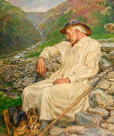 Michael et la bergerie inachevée, 1920 - Briton Riviere