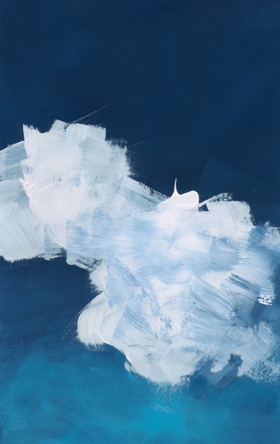 Paysage abstrait de nuages bleus - Bronwyn Baker