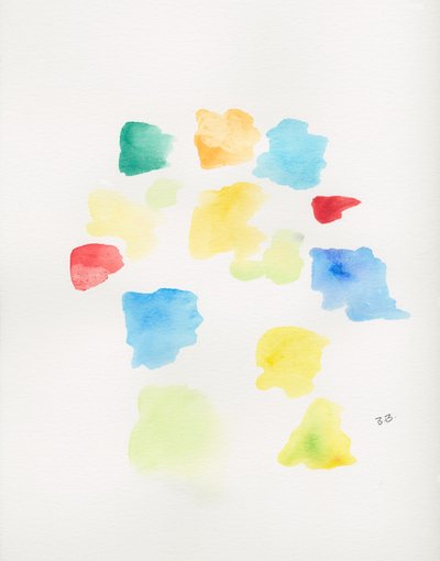 Formes colorées à l