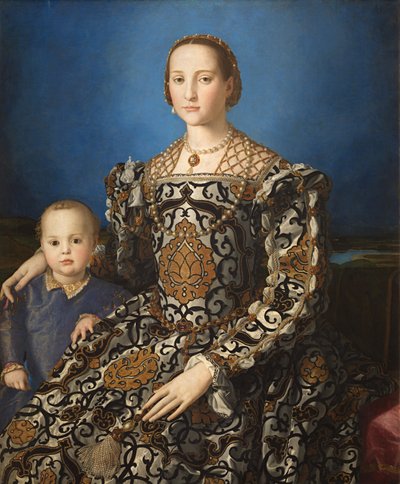 Italien : Ritratto di Eleonora di Toledo col figlio Giovanni Portrait d