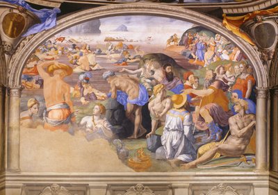 La traversée de la mer Rouge - Bronzino