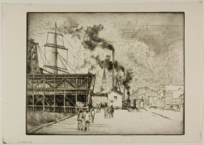 Quai de Crowley - Bror Julius Olsson Nordfeldt