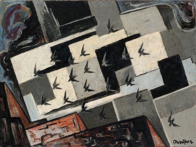 Les hirondelles - Bror Julius Olsson Nordfeldt