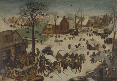 Le Recensement à Bethléem Le dénombrement à Bethléem, 1566 - Bruegel