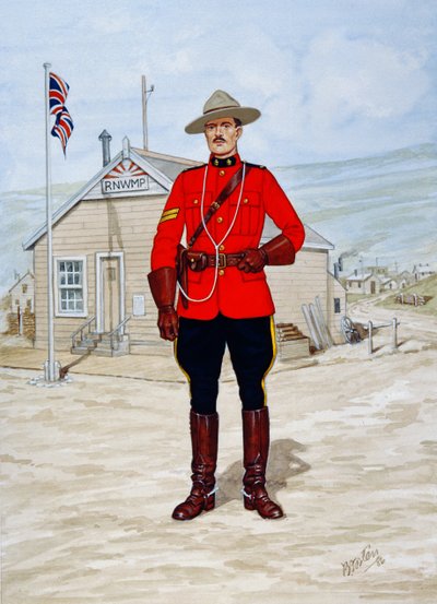 Caporal de la Police montée du Nord-Ouest en 1905 - Bryan Fosten