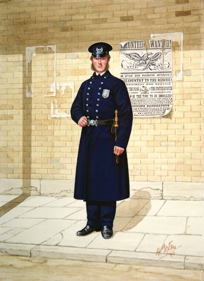 Officier de police en 1863 - Bryan Fosten