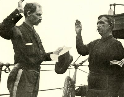 Lieutenant Lewis réenrôlant Thomas Dixon, guerre hispano-américaine, 19 juin 1898, 1899 - Burr McIntosh