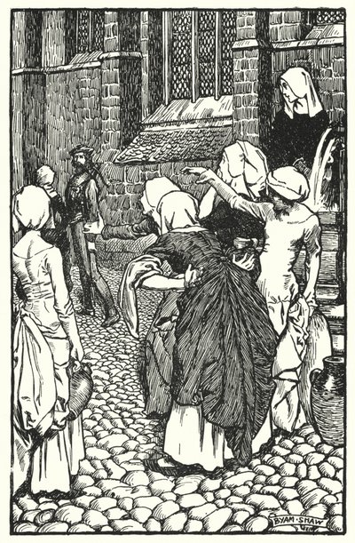 Illustration pour The Cloister and The Hearth de Charles Reade - Byam (after) Shaw