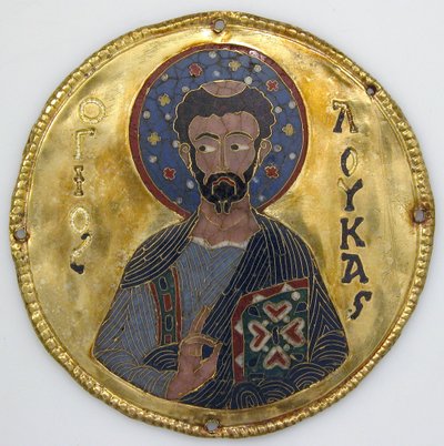 Médaillon avec Saint Luc d