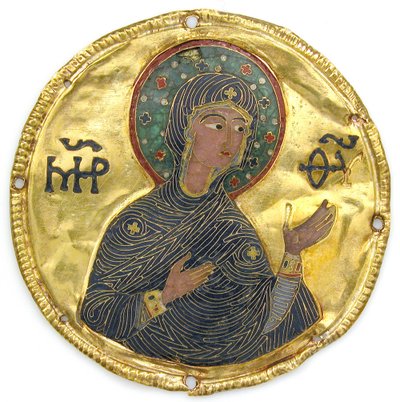 Médaillon avec la Vierge d