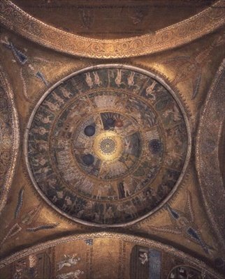 Création sur la Coupole dans le Vestibule - Byzantine Byzantine