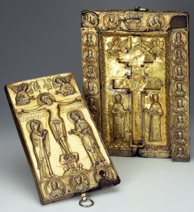 Reliquaire de la Vraie Croix, fin du XIe-début du XIIe siècle - Byzantine Byzantine