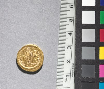 Solidus de Justinien I (revers), 545-565 - Byzantine School