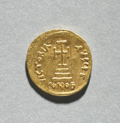 Solidus avec Héraclius et son fils Héraclius Constantin - Byzantine School