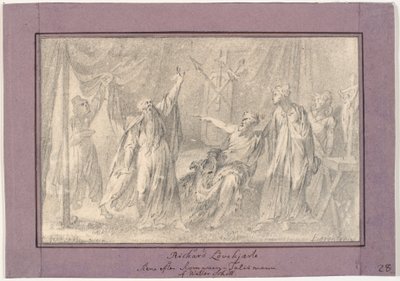 Richard Cœur de Lion. Scène du roman "Le Talisman" (1825) de Walter Scott - C.A. Lorentzen