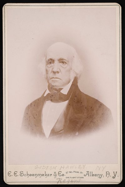 Portrait de Gideon Hawley 1785-1870 - CC Schoonmaker and Co