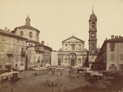 Vues de Milan : Piazzo Santo Stefano - C.D. Wagner