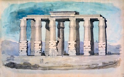 Temple égyptien antique, Égypte - CH Smith