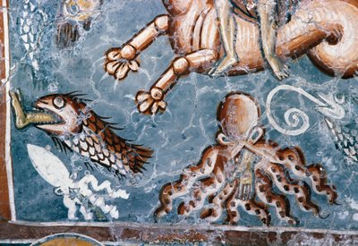 Créatures marines, détail d