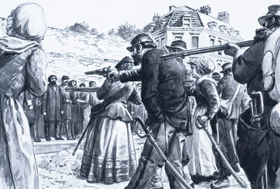 Paris Commune (gouache on paper) - C.L. Doughty