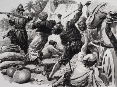 Les Espagnols combattent les Arabes - C.L. Doughty