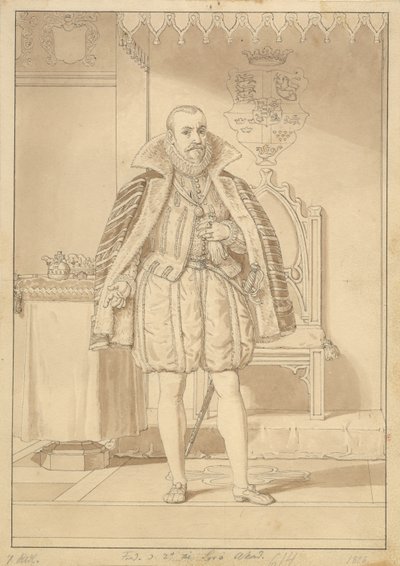 Frédéric II en habit de couronnement - Christoffer Wilhelm Eckersberg
