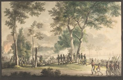 Sortie des chasseurs de vie dans le jardin de Classen le 31 août 1807 - Christoffer Wilhelm Eckersberg