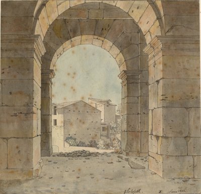 Vue vers le nord à travers l