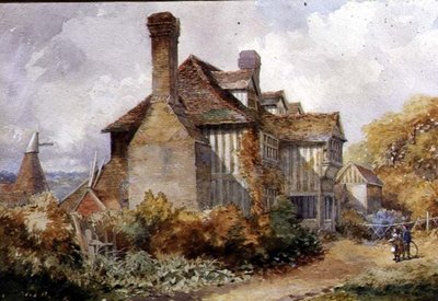 Scène rurale, Kent - C.W. Fethergill