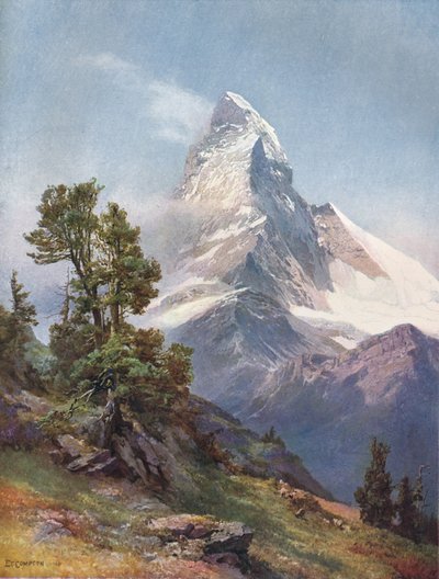 Le Cervin depuis Riffelberg, 1917 - C Angerer and Goschl