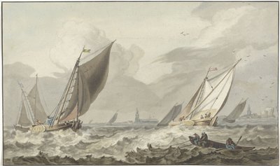 Zuiderzee avec Medemblik à l