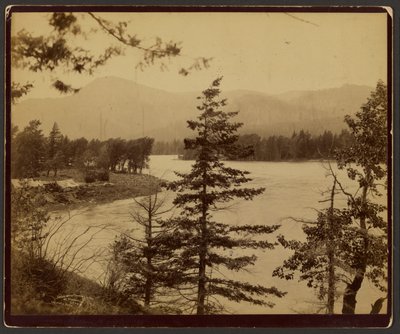 Scène sur le fleuve Columbia - C. R. Savage