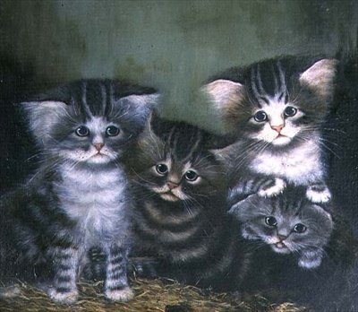 Quatre chatons - C. Wilson